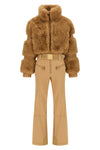 the goldbergh lieke ski suit redefines alpine clothing through a hybrid camel