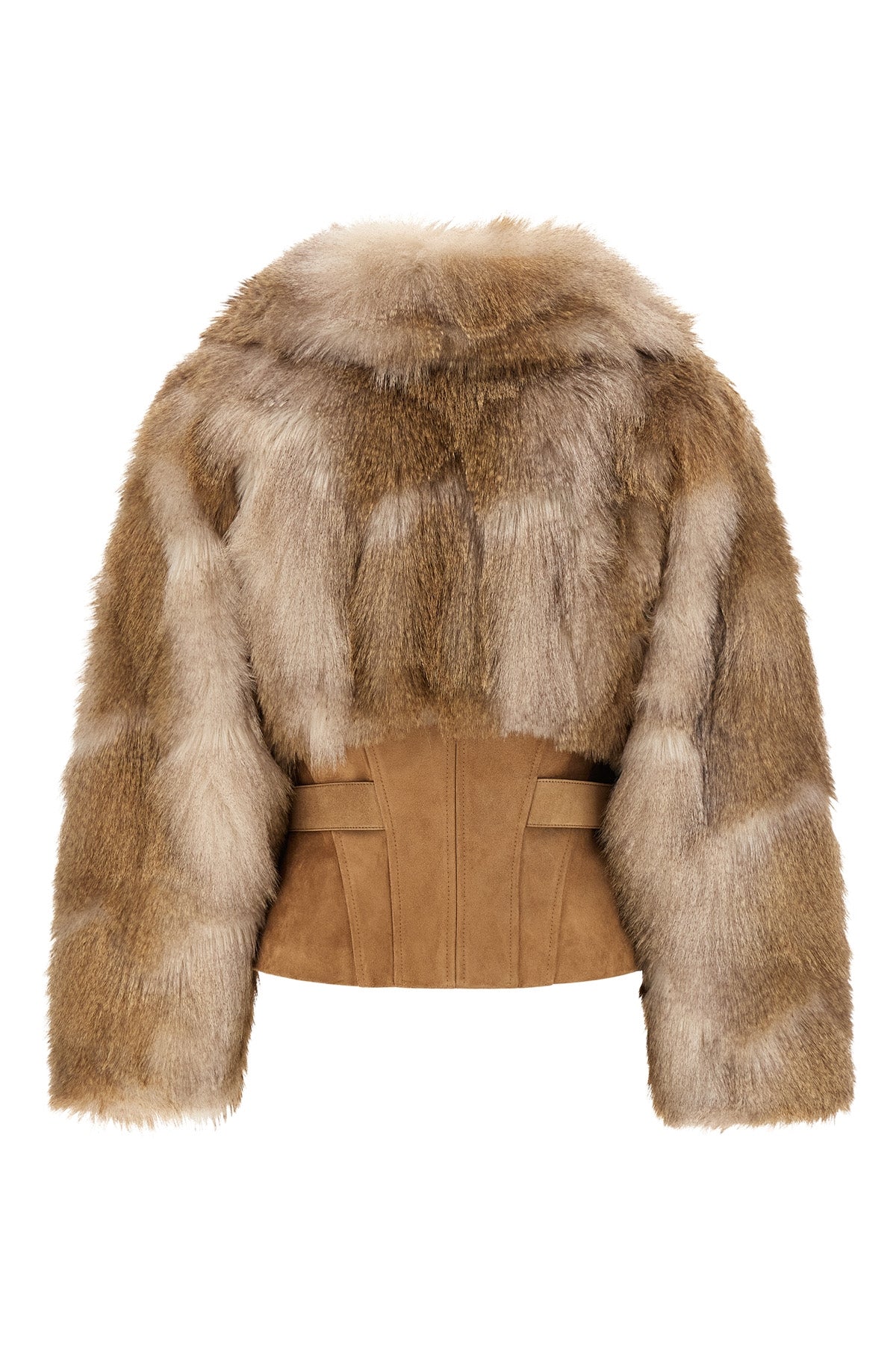 the elisabetta franchi jacket redefines the volumes of outerwear through a sophi