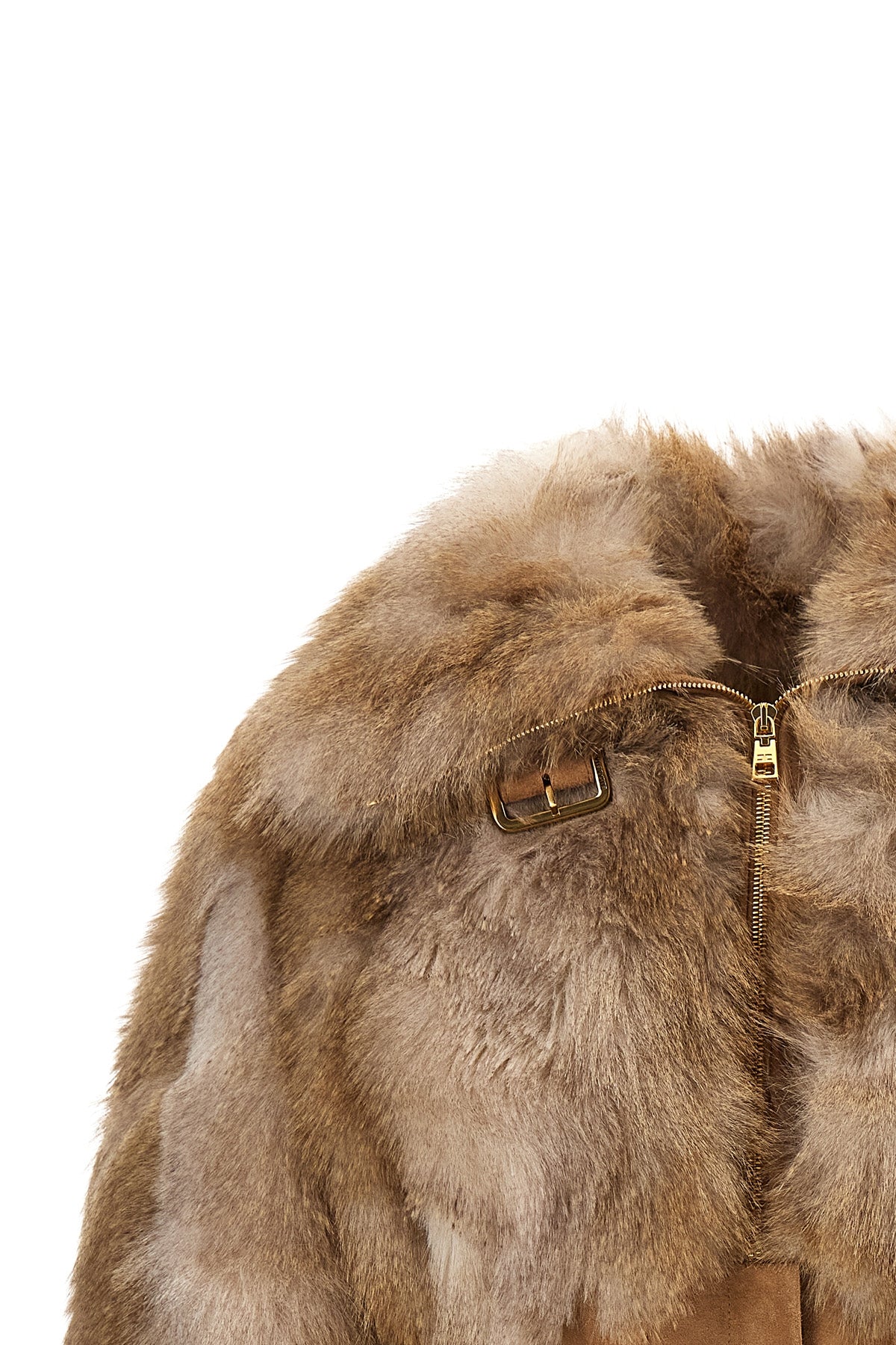 the elisabetta franchi jacket redefines the volumes of outerwear through a sophi
