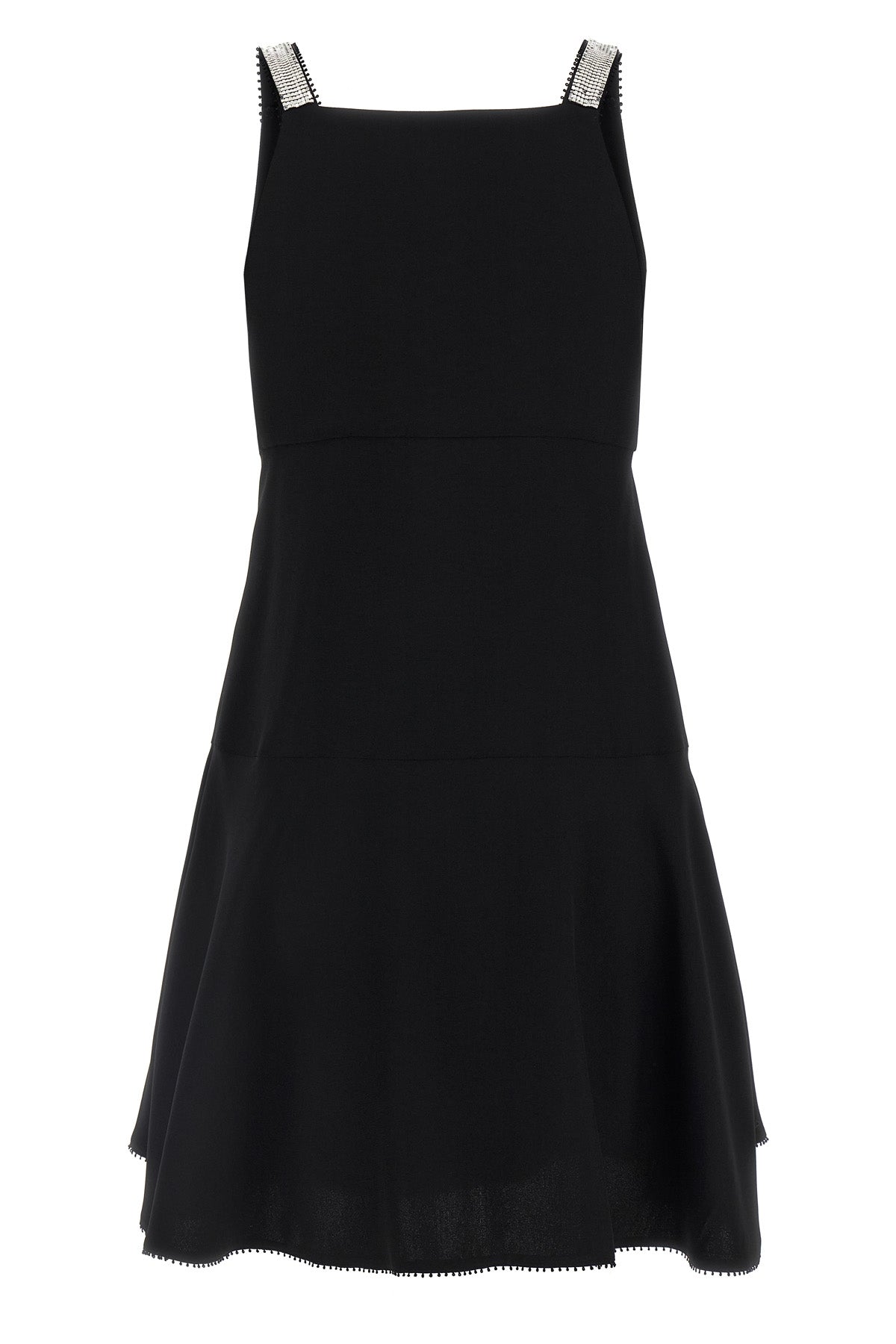 viscose blend mini dress
