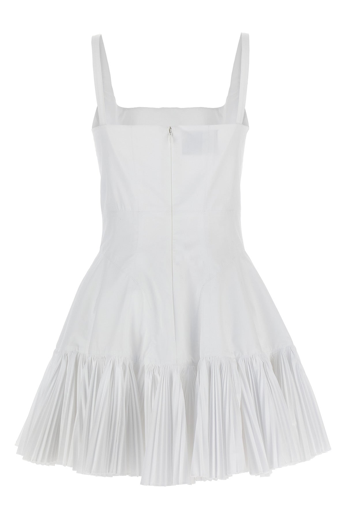cotton blend mini dress