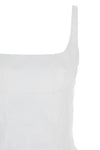 cotton blend mini dress