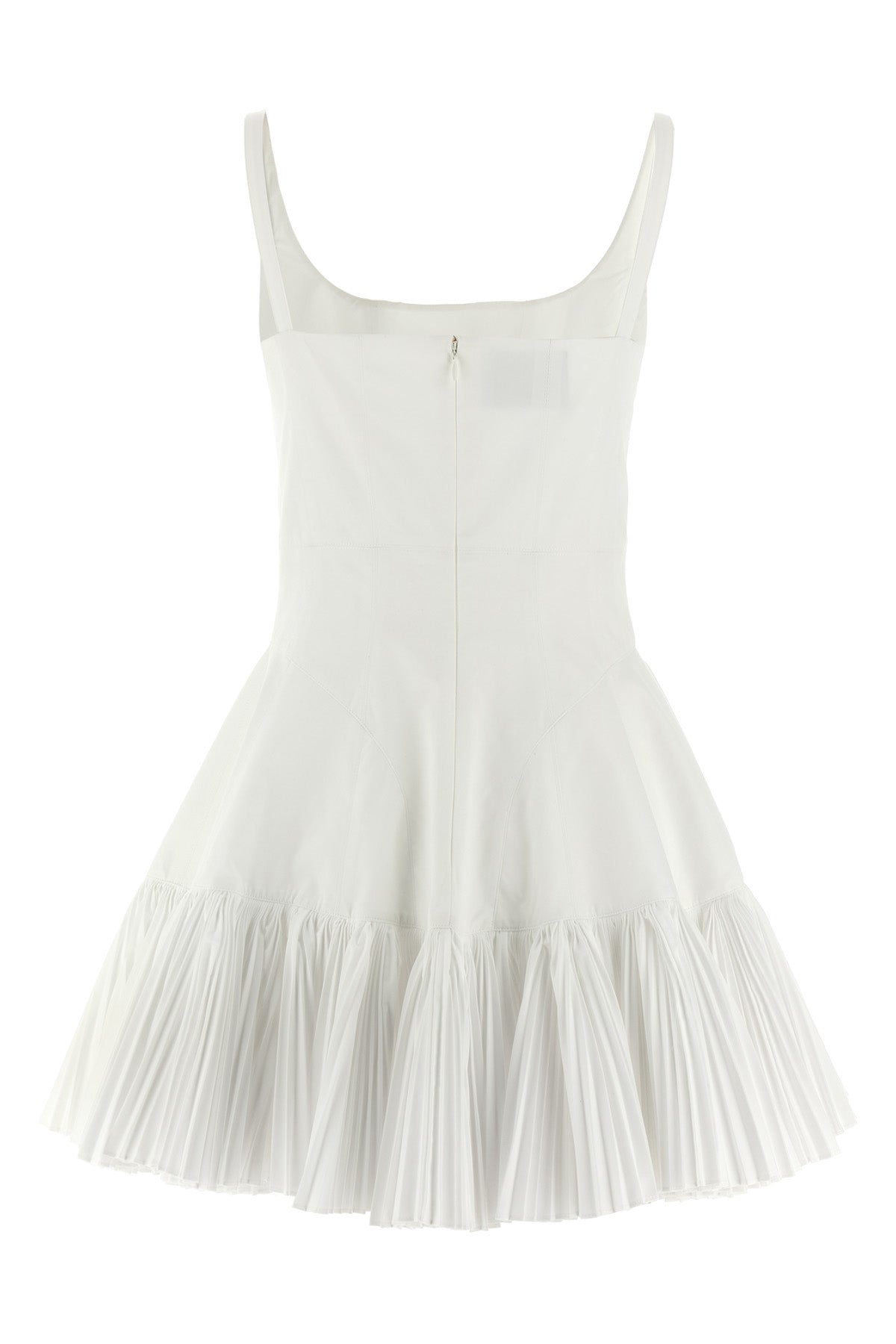 cotton poplin mini dress