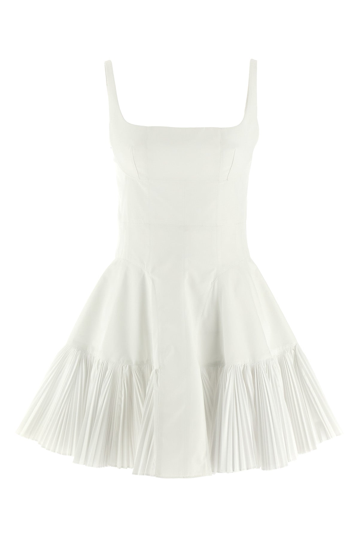 cotton poplin mini dress