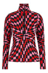 the goldbergh chesu ski jersey defines technical clothing through a bold geome
