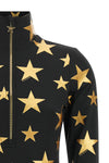 the goldbergh emiri ski bodysuit defines a tight silhouette through a powerstr
