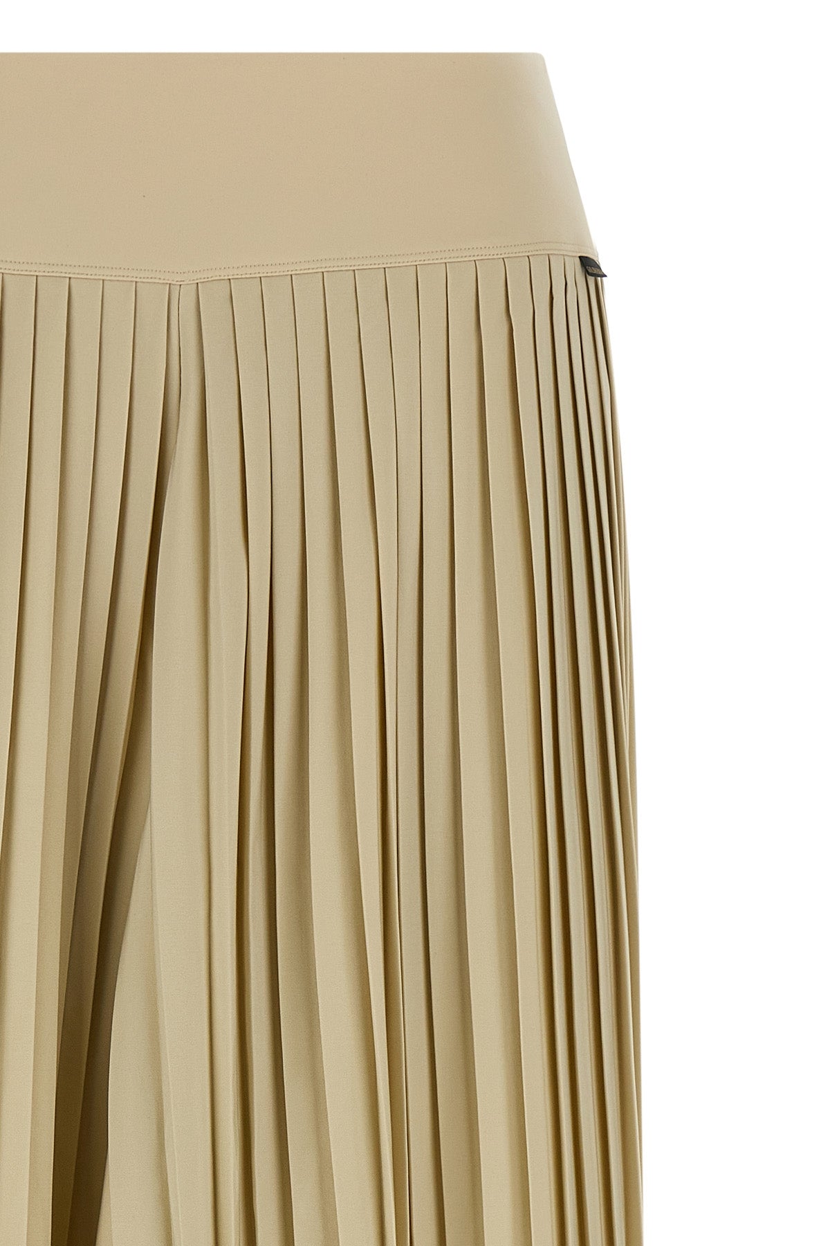 blissia pants - active line in pleated interlock powerstretch fabric