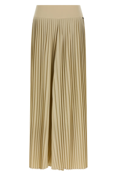 blissia pants - active line in pleated interlock powerstretch fabric