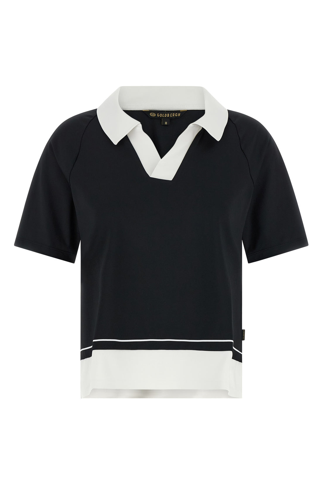 GOLDBERGH M piccola polo shirt - active line in interlock powerstretch fabric