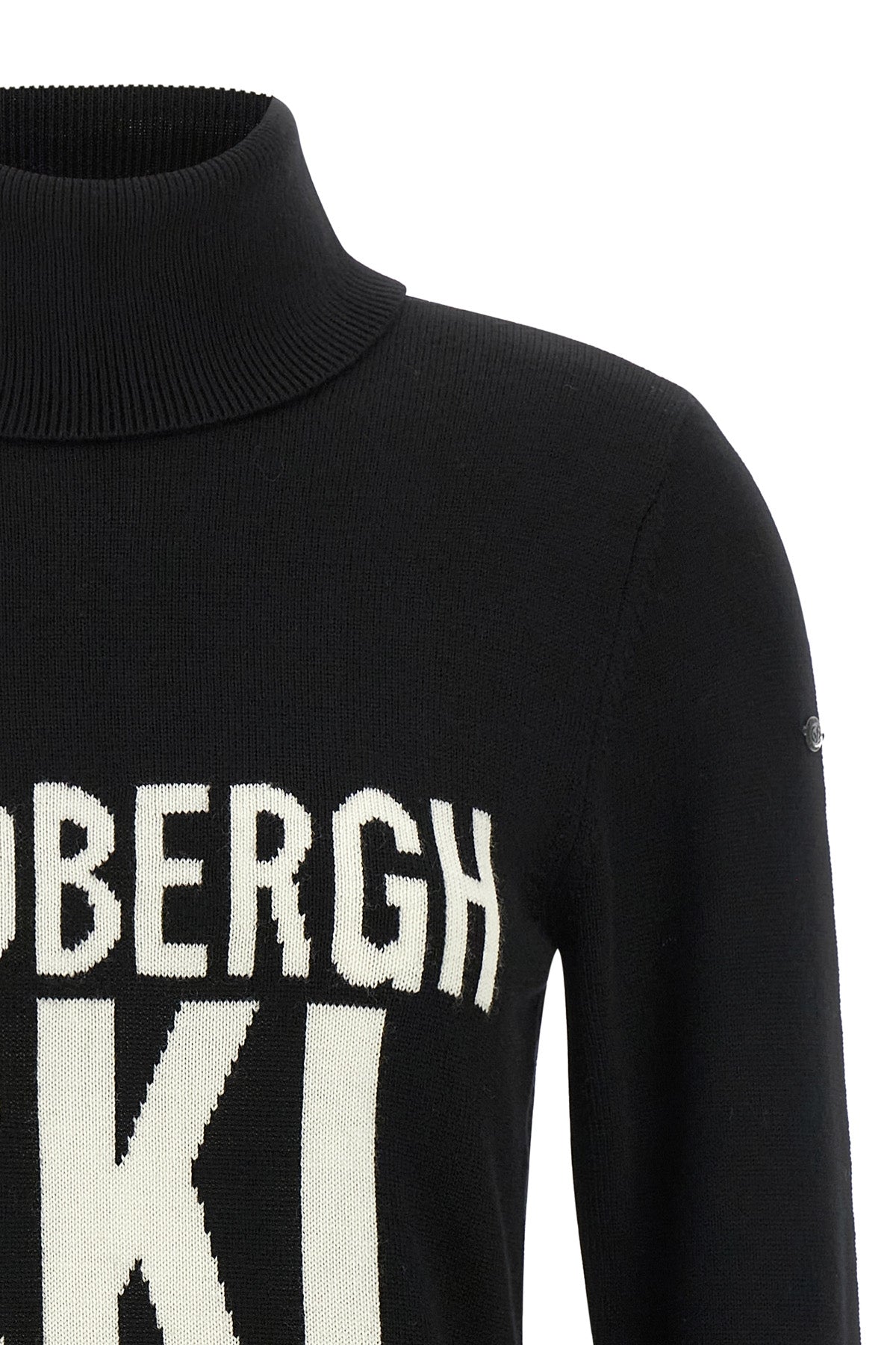 the goldbergh hoi turtleneck sweater redefines winter wear through a tight sil