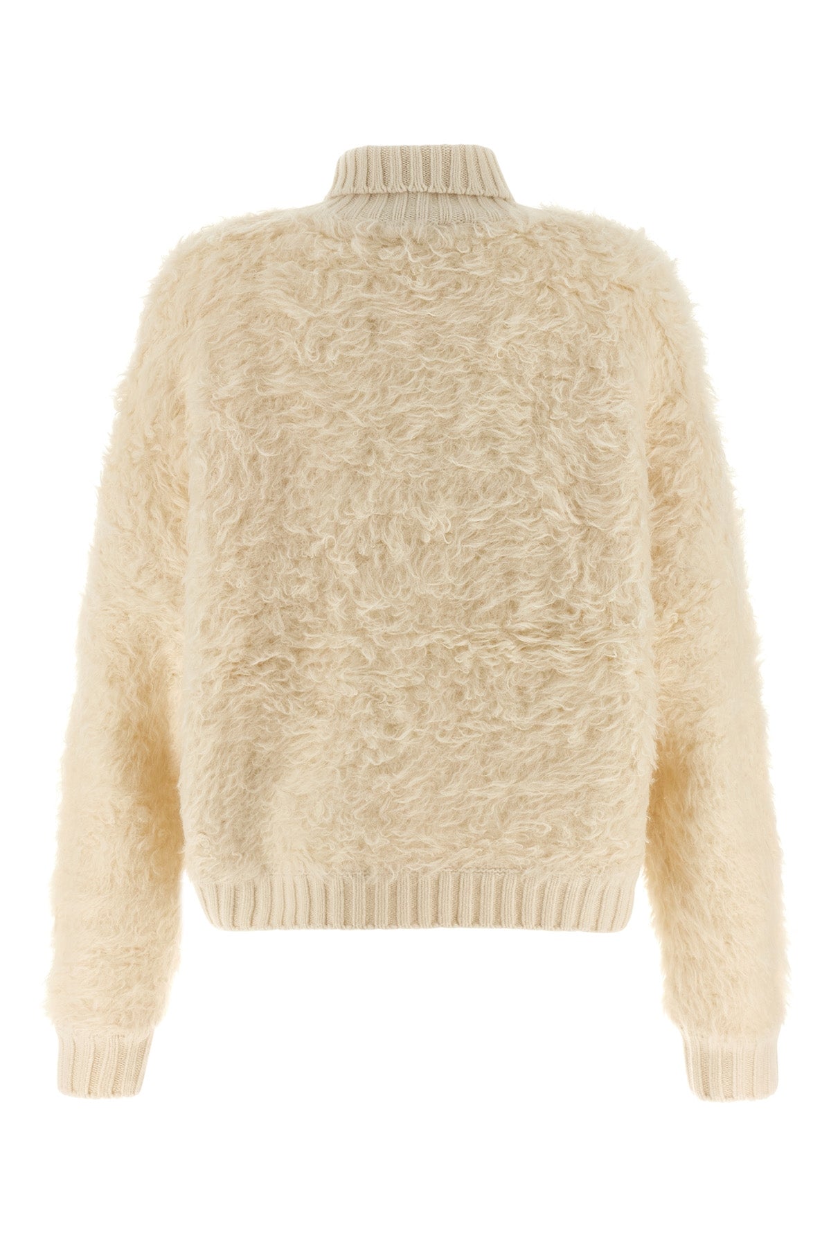 bolleta turtleneck sweater in a long-haired alpaca blend