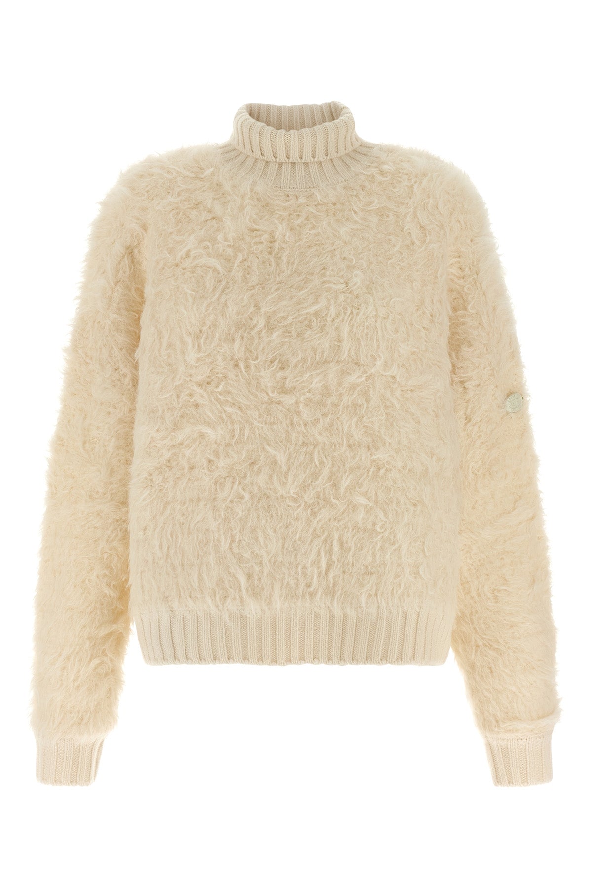 bolleta turtleneck sweater in a long-haired alpaca blend