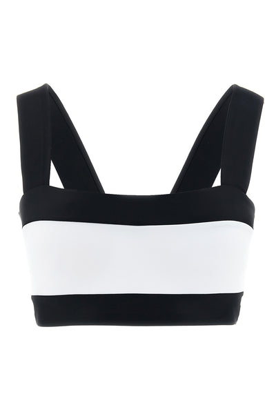 plonge bikini top - active line in quick-drying powerstretch jersey