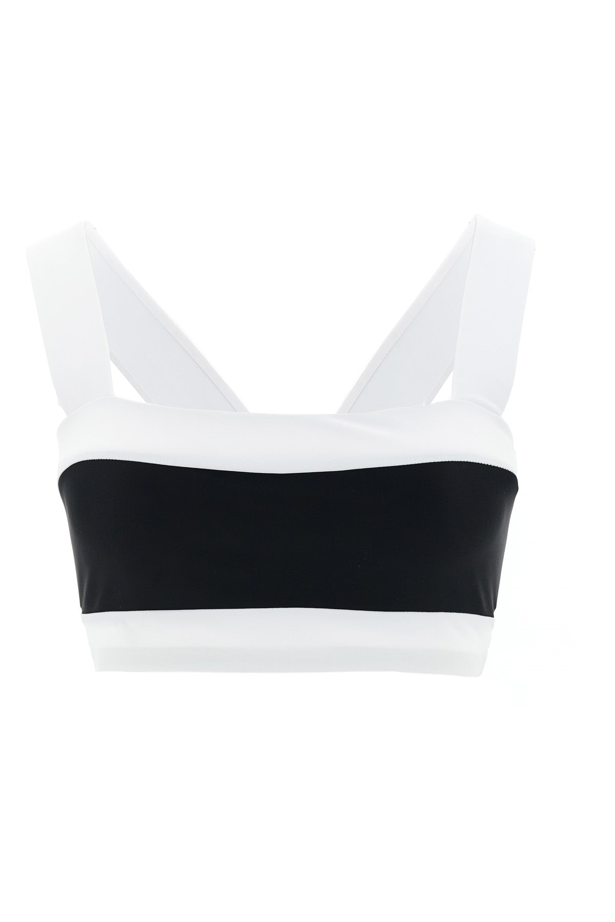 plonge bikini top - active line in quick-drying powerstretch jersey