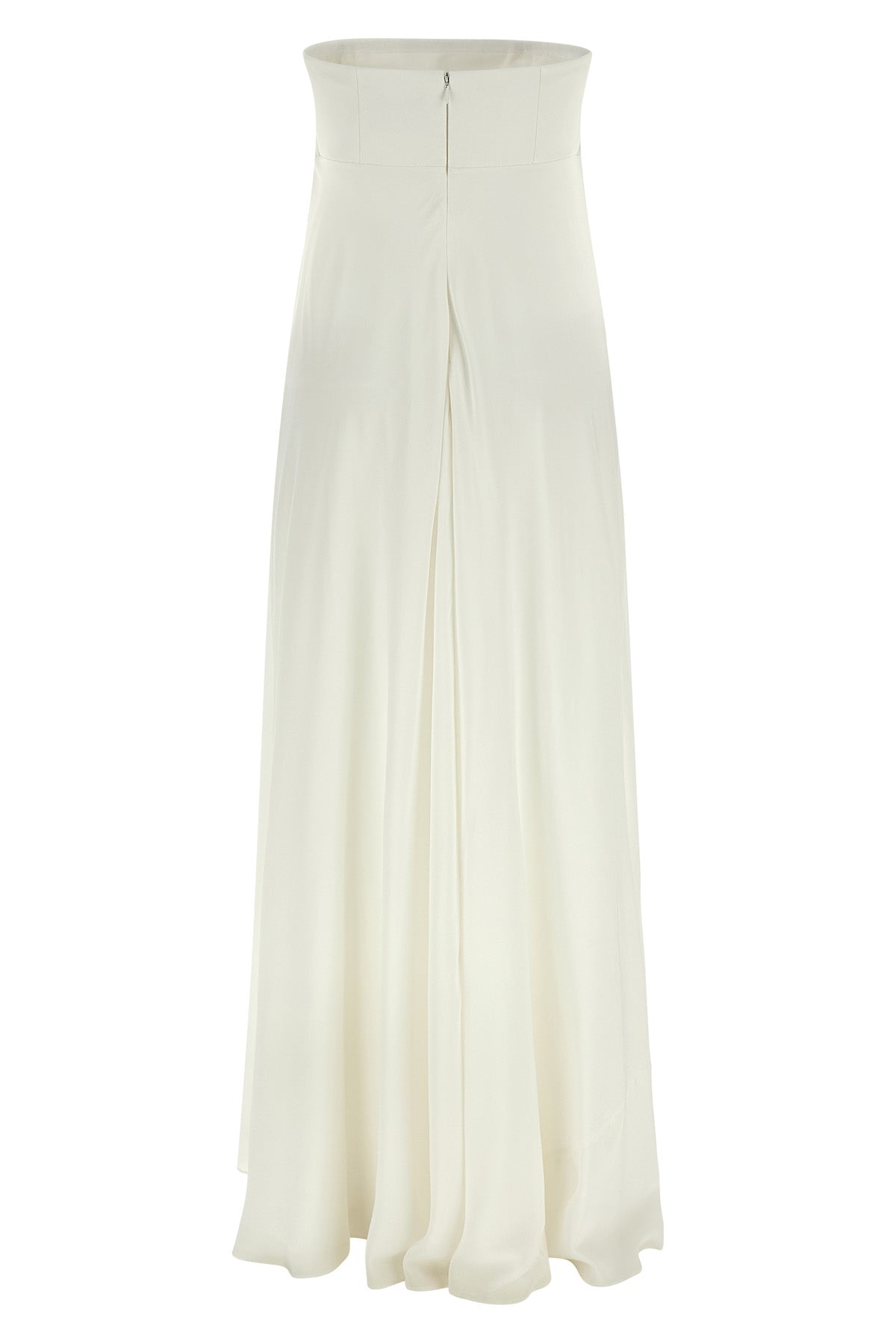 long dress in silk chiffon