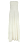 long dress in silk chiffon