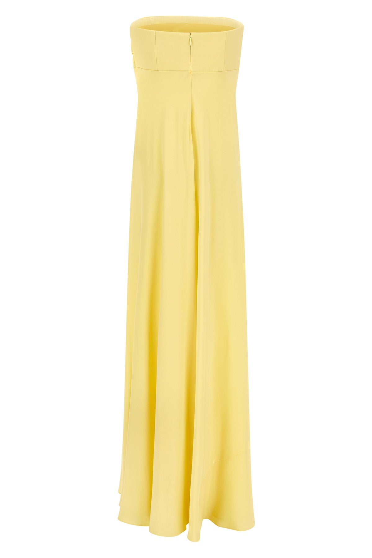 long dress in silk chiffon