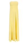 long dress in silk chiffon