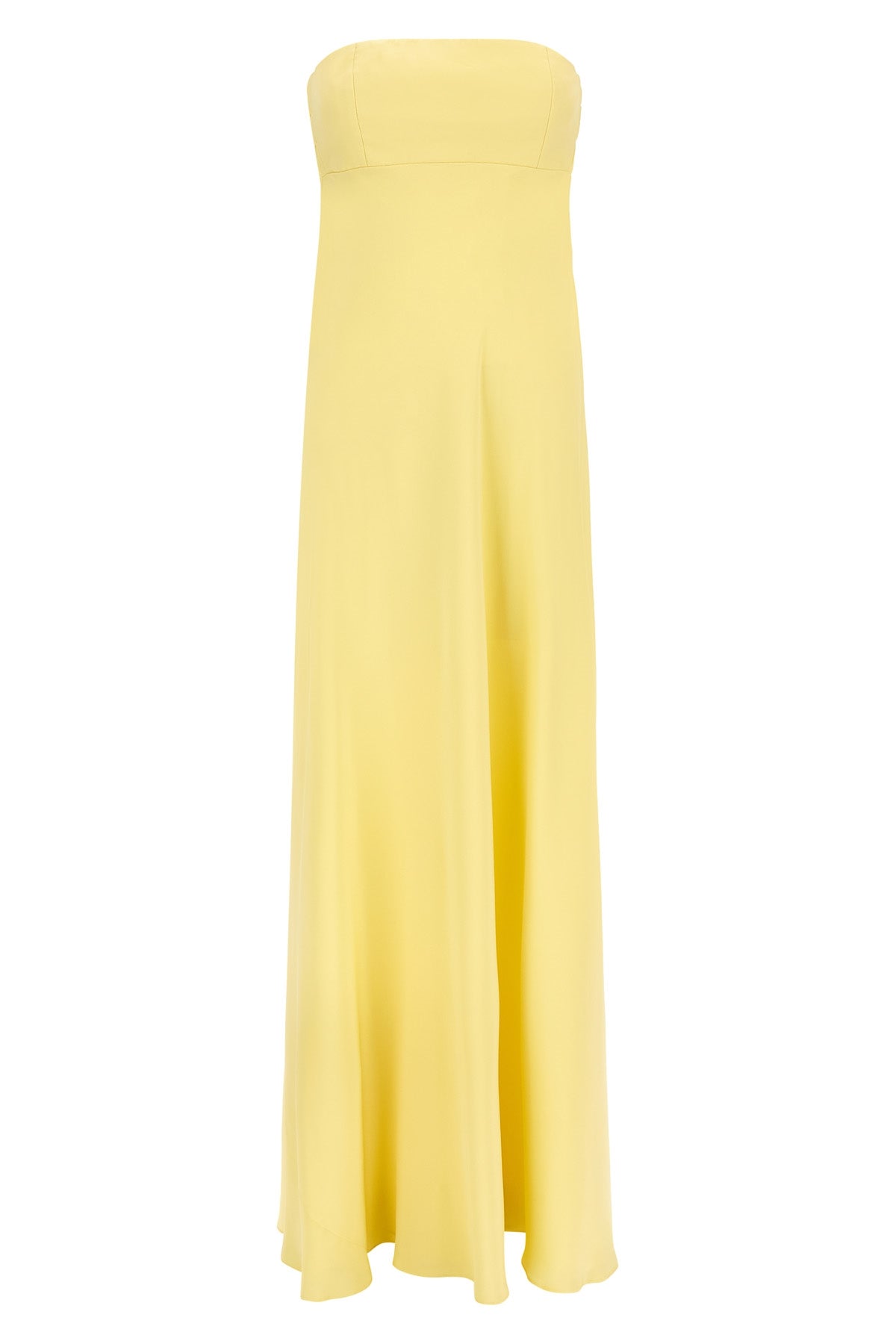long dress in silk chiffon