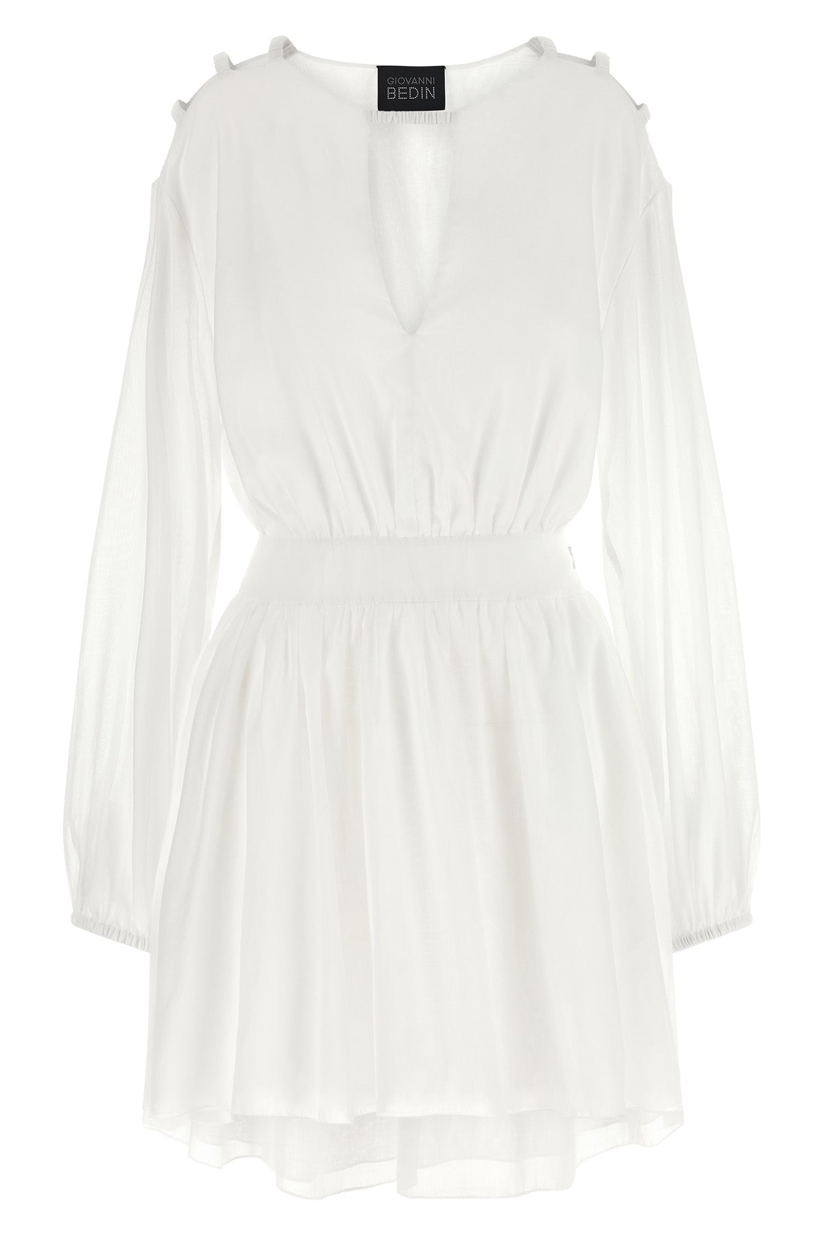 mini dress in light cotton muslin