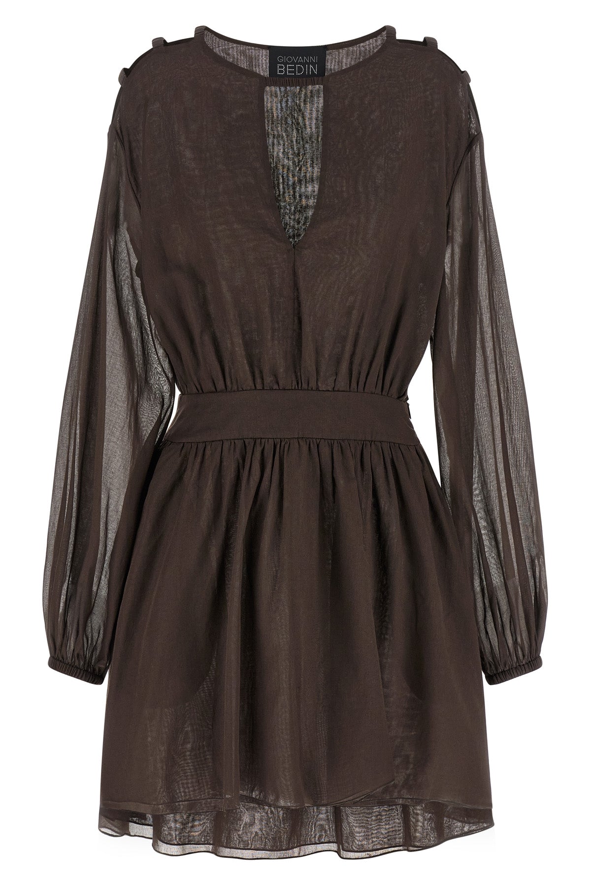 mini dress in light cotton muslin