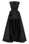 the giovanni bedin dress defines a new concept of volume through an asymmetrical