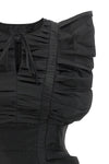 giovanni bedin mini dress defines a sculptural silhouette through an elaborate s