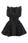 giovanni bedin mini dress defines a sculptural silhouette through an elaborate s