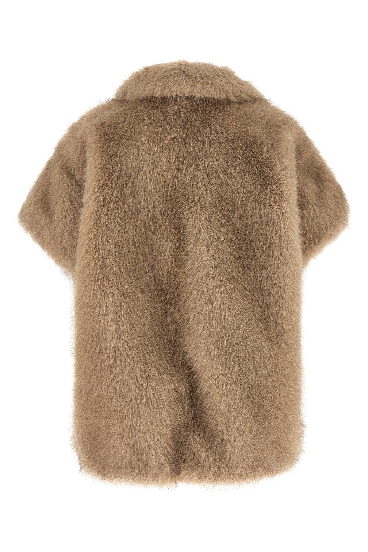 the herno tocco short-sleeved coat redefines the concept of outerwear through