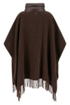 the herno resort poncho redefines the concept of outerwear through a relaxed a