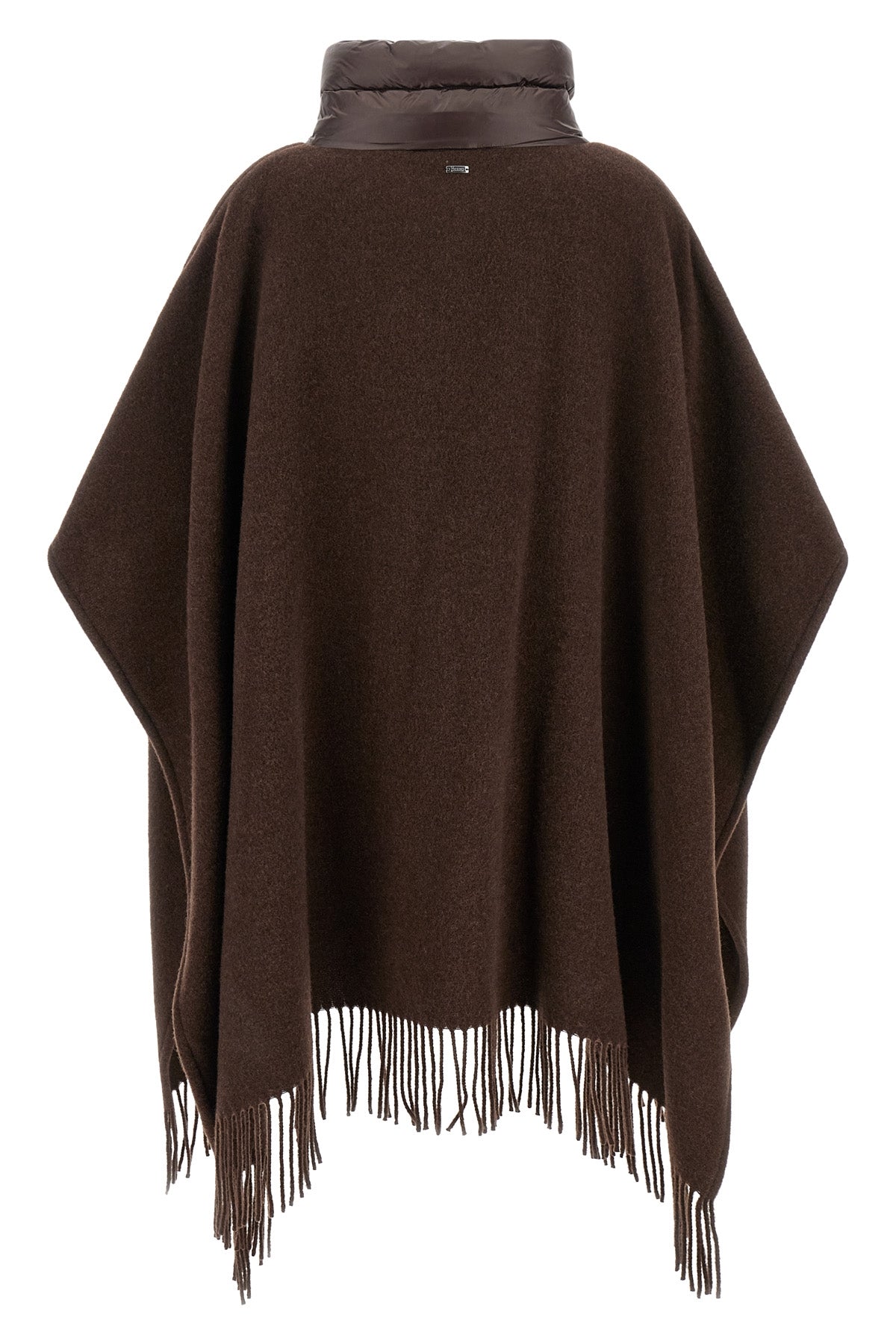 the herno resort poncho redefines the concept of outerwear through a relaxed a