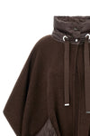 the herno resort poncho redefines the concept of outerwear through a relaxed a