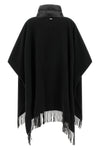 the herno resort poncho redefines the codes of outerwear through a sophisticat