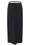 silk midi skirt