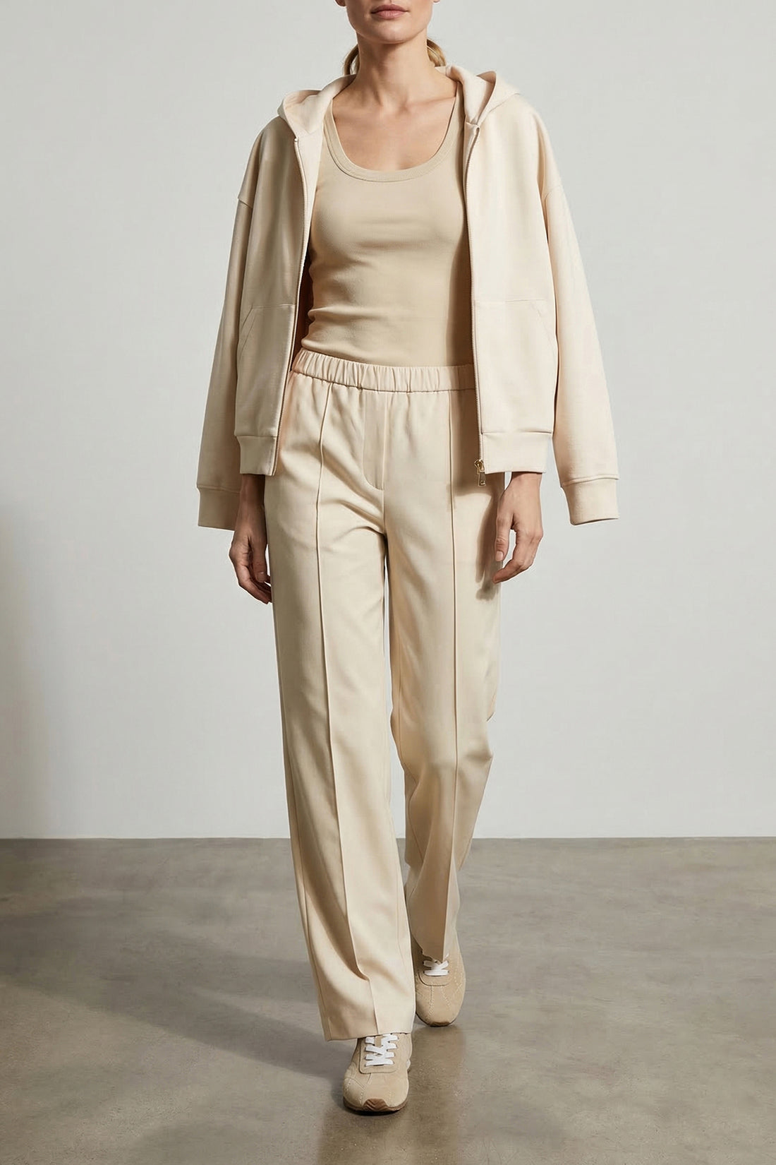 FABIANA FILIPPI 40 scuba cashmere hoodie