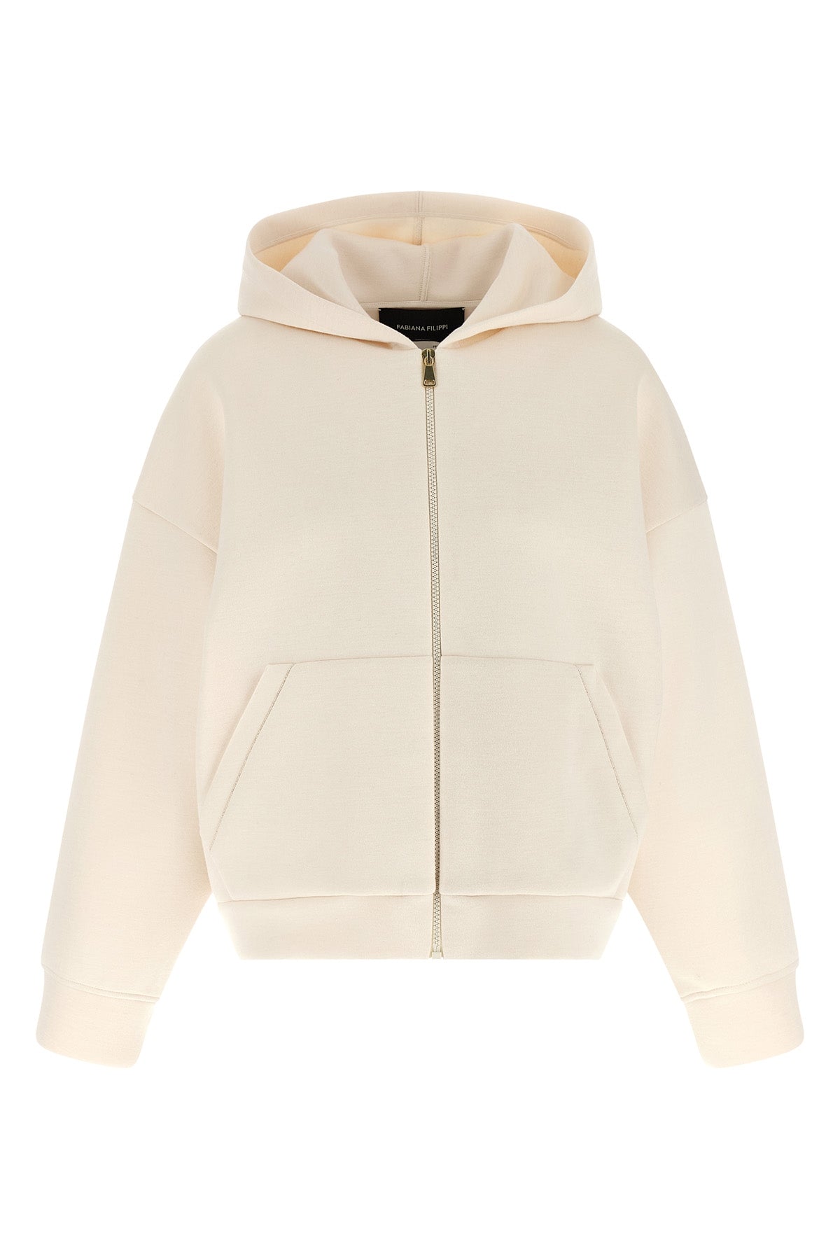 scuba cashmere hoodie