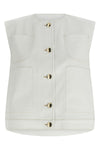 cotton denim vest