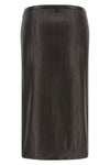 the tom ford midi skirt defines a new concept of material luxury through a tight