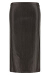 the tom ford midi skirt defines a new concept of material luxury through a tight