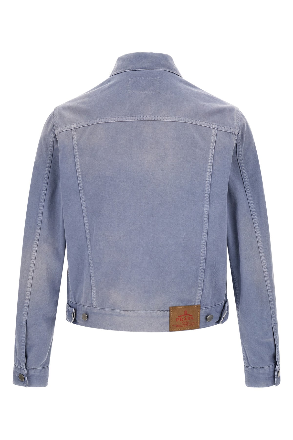 washed and garment-dyed cotton gabardine blouson