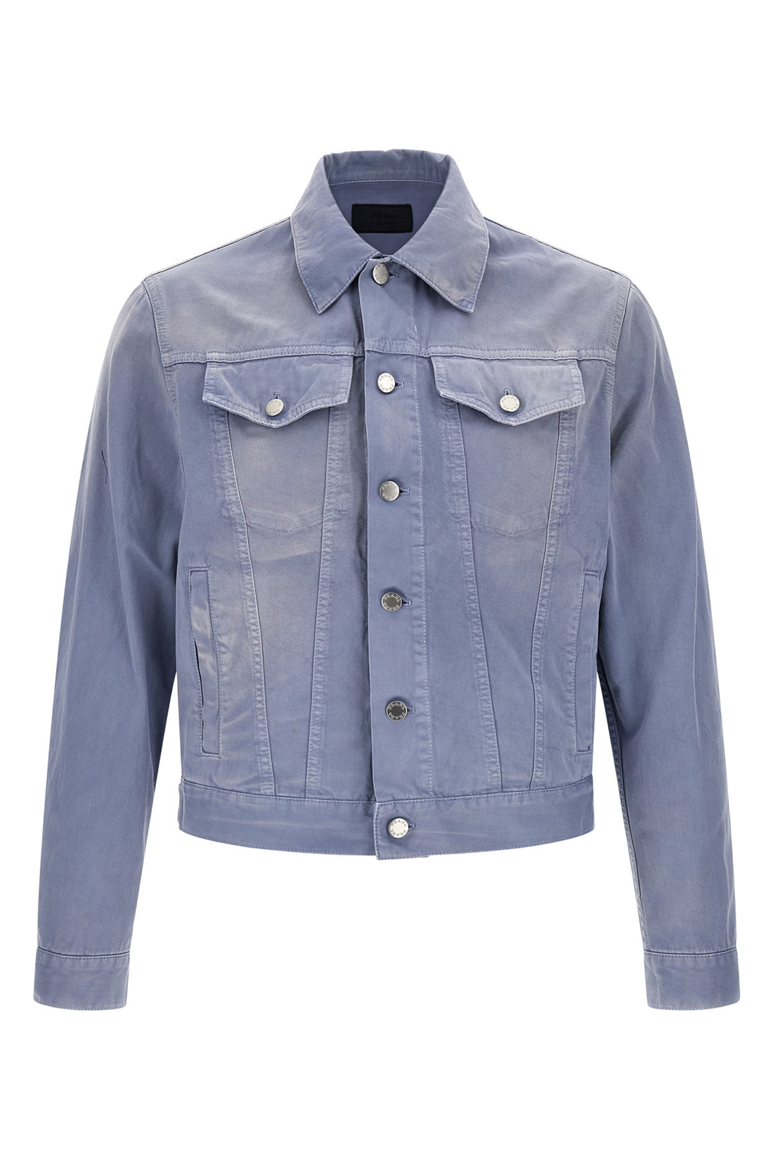 PRADA L washed and garment-dyed cotton gabardine blouson