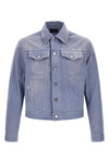 washed and garment-dyed cotton gabardine blouson