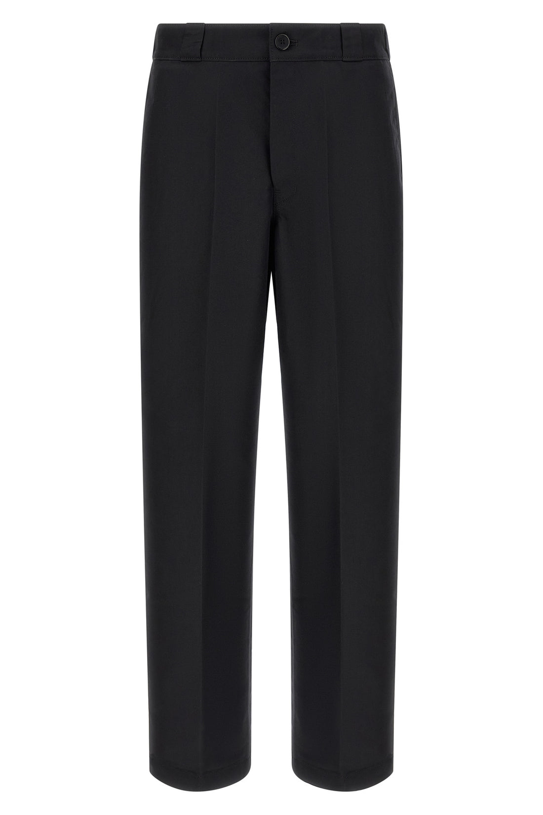 PRADA 48 prada black technical canvas trousers