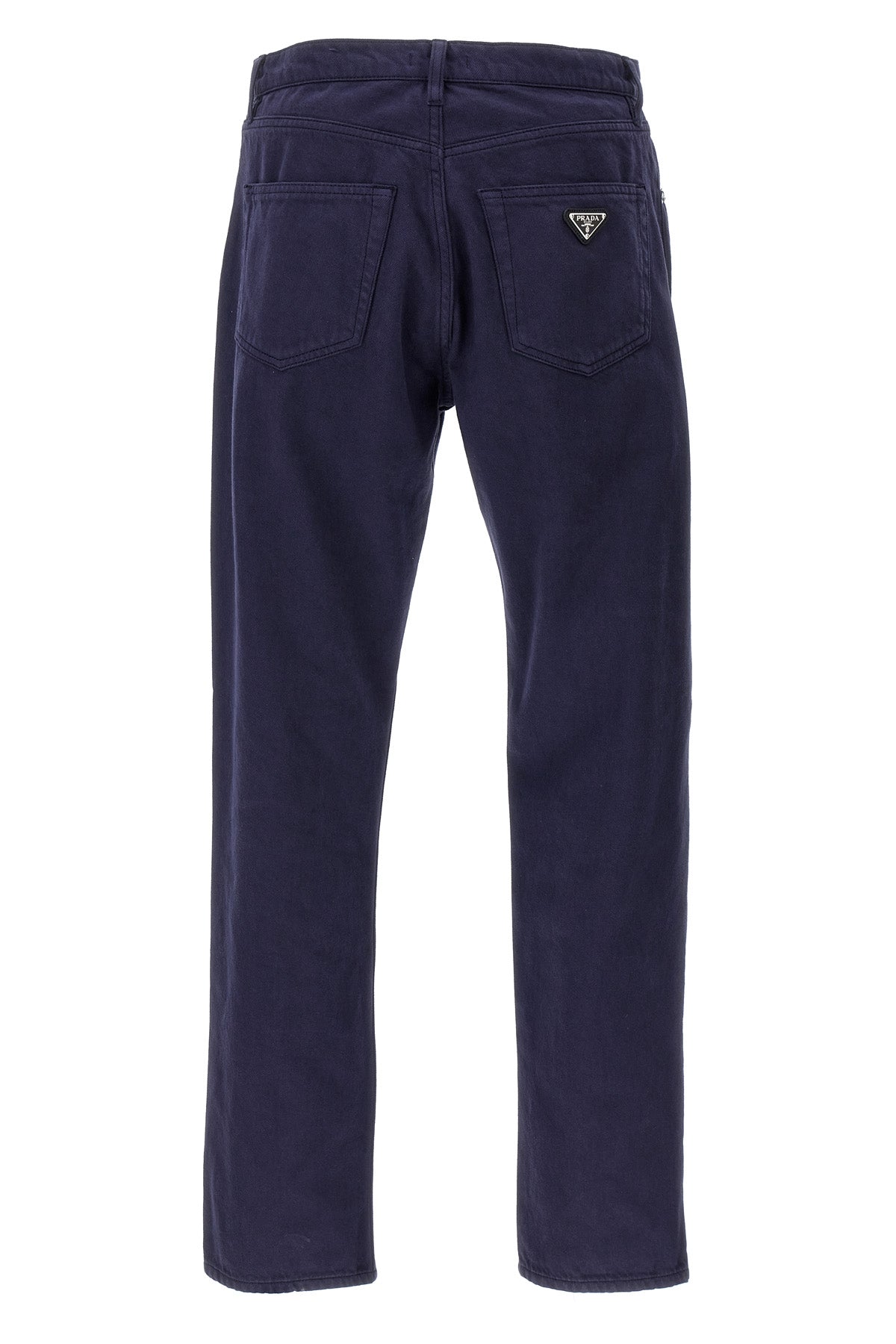 garment-dyed cotton denim jeans