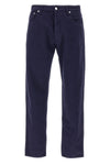 garment-dyed cotton denim jeans
