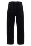 plain velvet pants