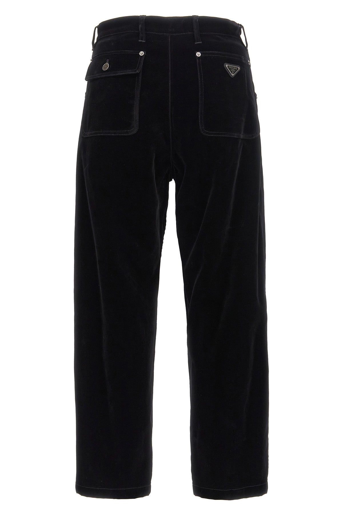 plain velvet pants