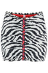 geraldina animalier mini skirt