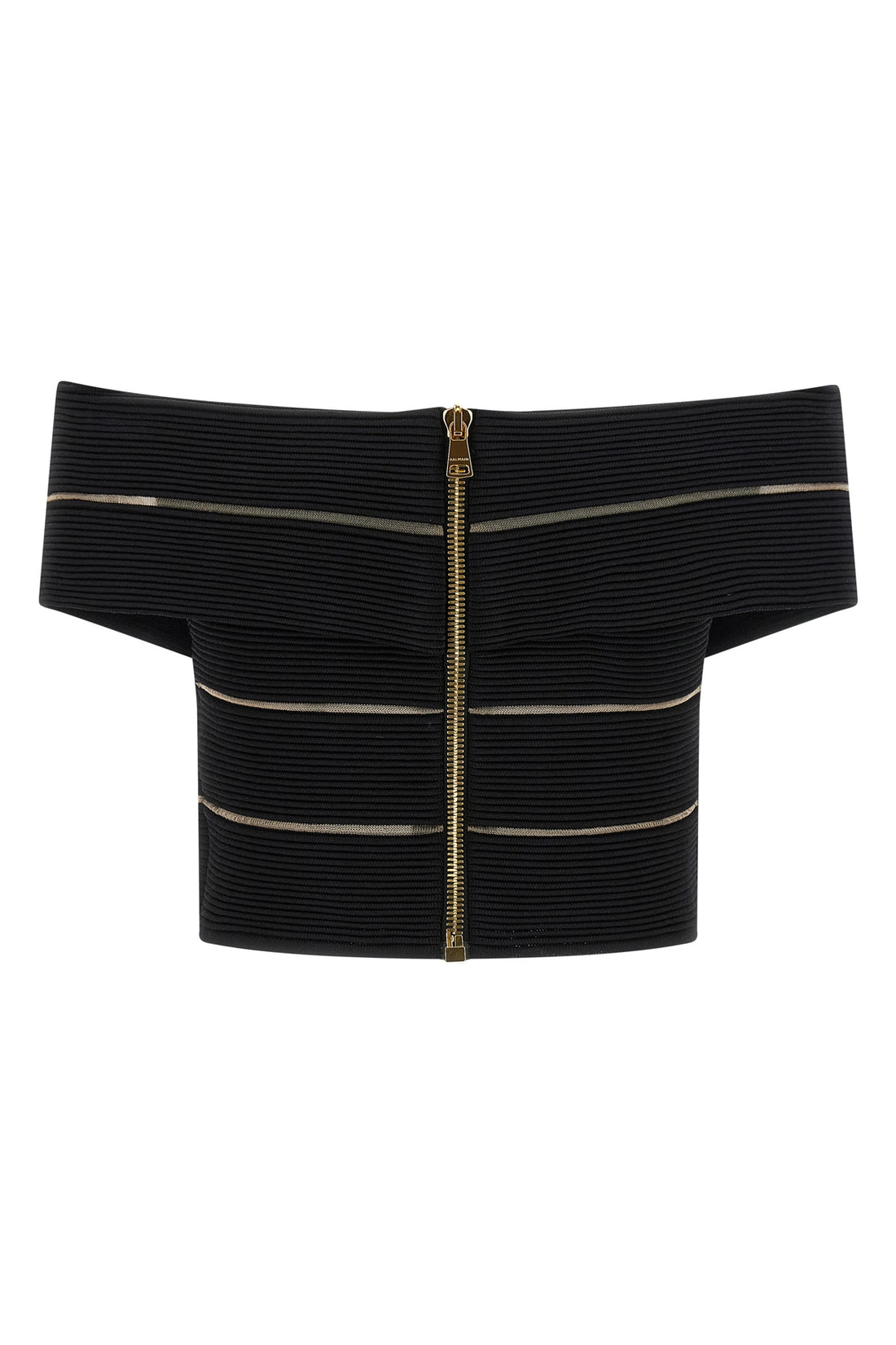 BALMAIN 36 stretch viscose top