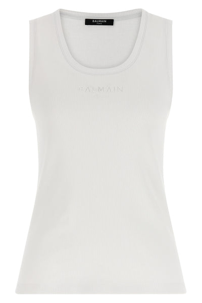 ribbed cotton tank top
